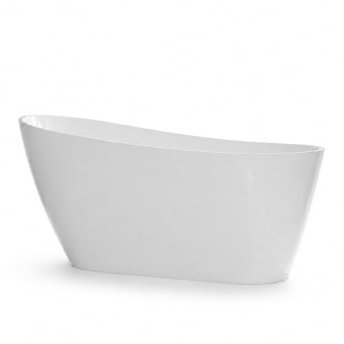 59 Inch Acrylic Freestanding Bathtub