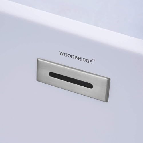 WOODBRIDGE 59" Acrylic Freestanding Bathtub view 5