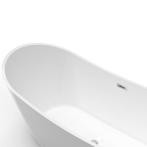 59 Inch Freestanding Bathtubs White view 3