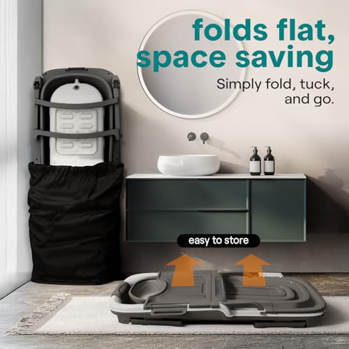 Serenelife 59" Portable Bathtub for view 5