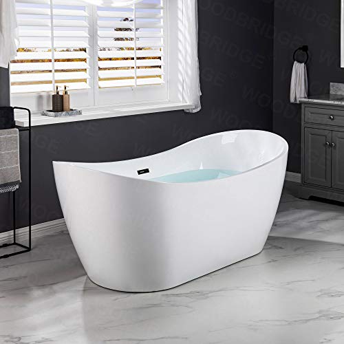 WOODBRIDGE 71" Acrylic Freestanding Bathtub view 2