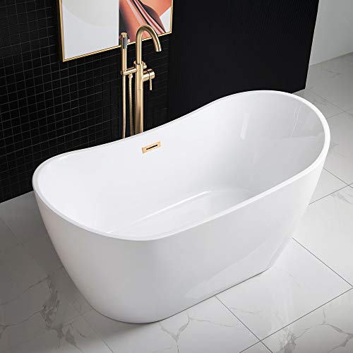 WOODBRIDGE 59" Acrylic Freestanding Bathtub view 2