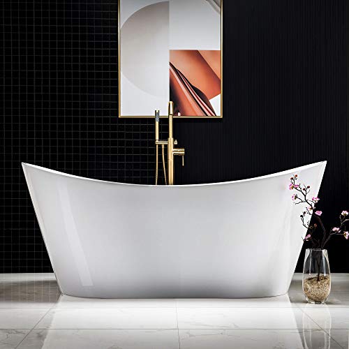 WOODBRIDGE 67" Acrylic Freestanding Bathtub view 3