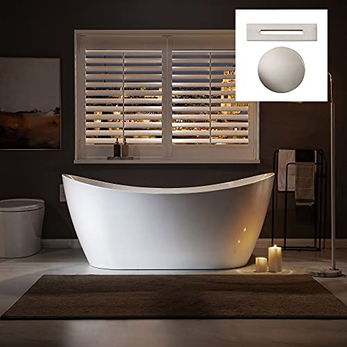 WOODBRIDGE 67 " Freestanding White view 2