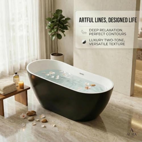 Garvee 67" Deep Soaking Bathtub view 3