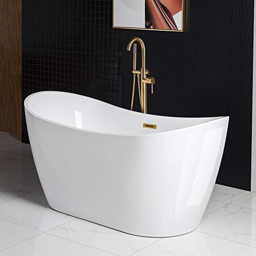 WOODBRIDGE 59" Acrylic Freestanding Bathtub view 5