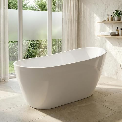 67 Inch Acrylic Freestanding Bathtub view 2