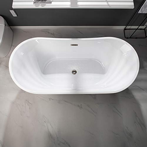 WOODBRIDGE 67 " Freestanding White view 5