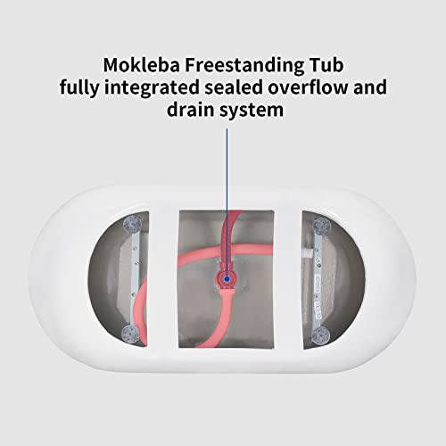 Mokleba 65" Acrylic Freestanding Bathtub view 5