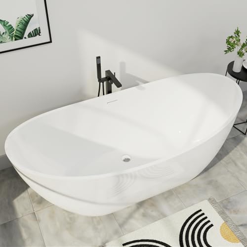 Mokleba 62" Lucite Acrylic Freestanding
