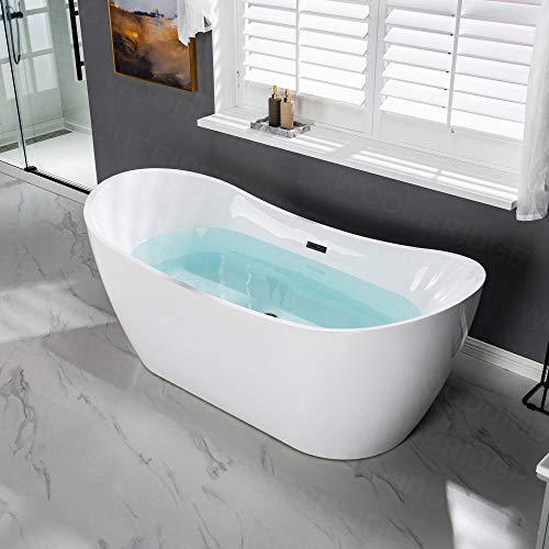 WOODBRIDGE 71" Acrylic Freestanding Bathtub view 4
