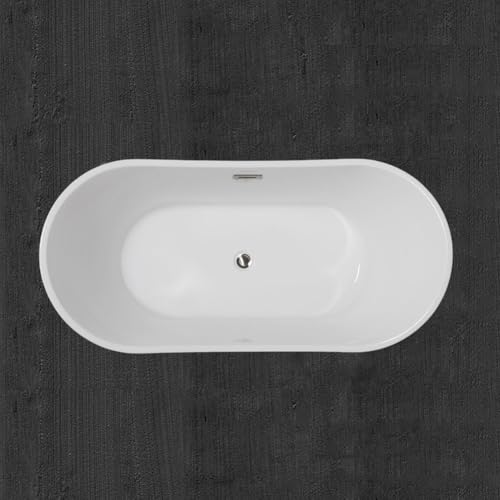 WOODBRIDGE 59" Acrylic Freestanding Bathtub view 4
