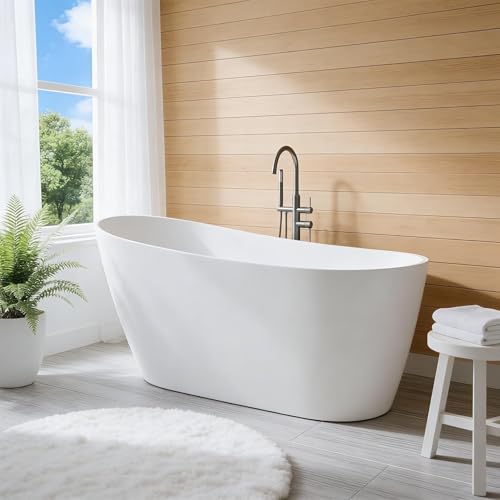 67 Inch Acrylic Freestanding Bathtub view 4