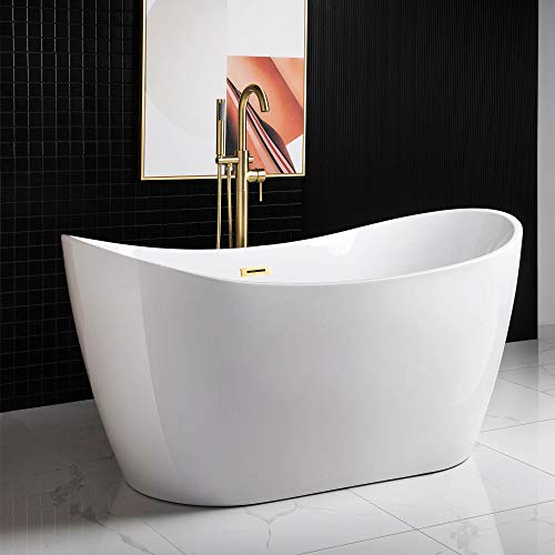 WOODBRIDGE 59" Acrylic Freestanding Bathtub view 4