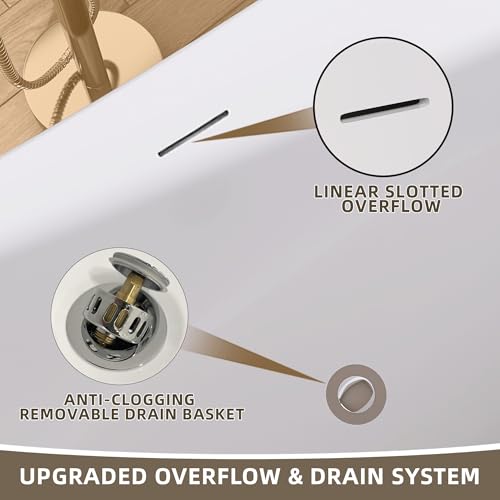 GETPRO Free Standing Tub 55" view 5
