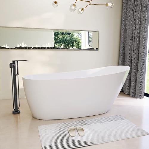 Adecab 59" High-back Acrylic Freestanding
