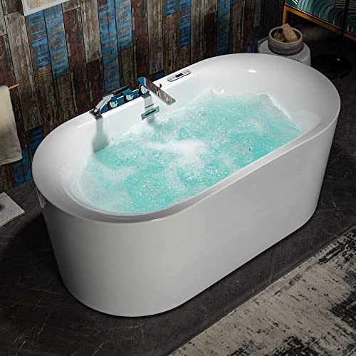 WOODBRIDGE 59"×31-1/2" Compact Whirlpool & view 2
