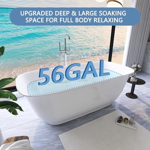 59" Free Standing Tub Pure view 3