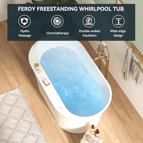 FerdY 59" Mauritius Acrylic Freestanding view 3